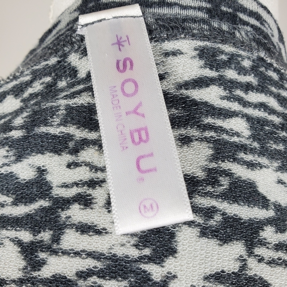 Soybu gray open cardigan space dye M - Picture 5 of 9
